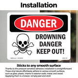 Drowning Danger Keep Out!