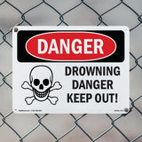 Drowning Danger Keep Out!