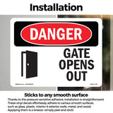 Gate Opens Out