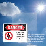 Keep Away From The Conveyor Belt