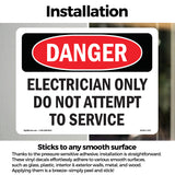 Electrician Only Do Not Attempt To Service