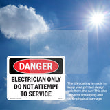 Electrician Only Do Not Attempt To Service