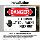 Electrical Equipment Keep Out