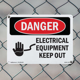 Electrical Equipment Keep Out