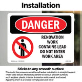 Renovation Work Contains Lead Do Not Enter