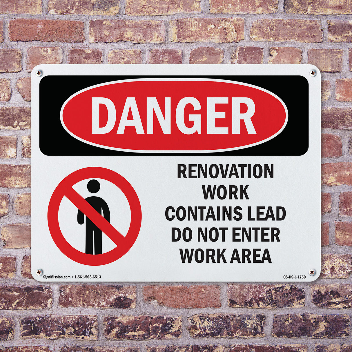 Renovation Work Contains Lead Do Not Enter