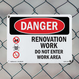 Renovation Work Do Not Enter Work Area