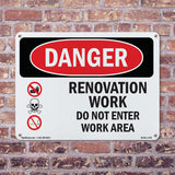 Renovation Work Do Not Enter Work Area