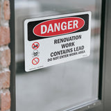 Renovation Work Contains Lead Do Not Enter