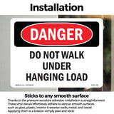 Do Not Walk Under Hanging Load