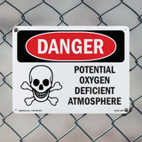 Potential Oxygen Deficient Atmosphere