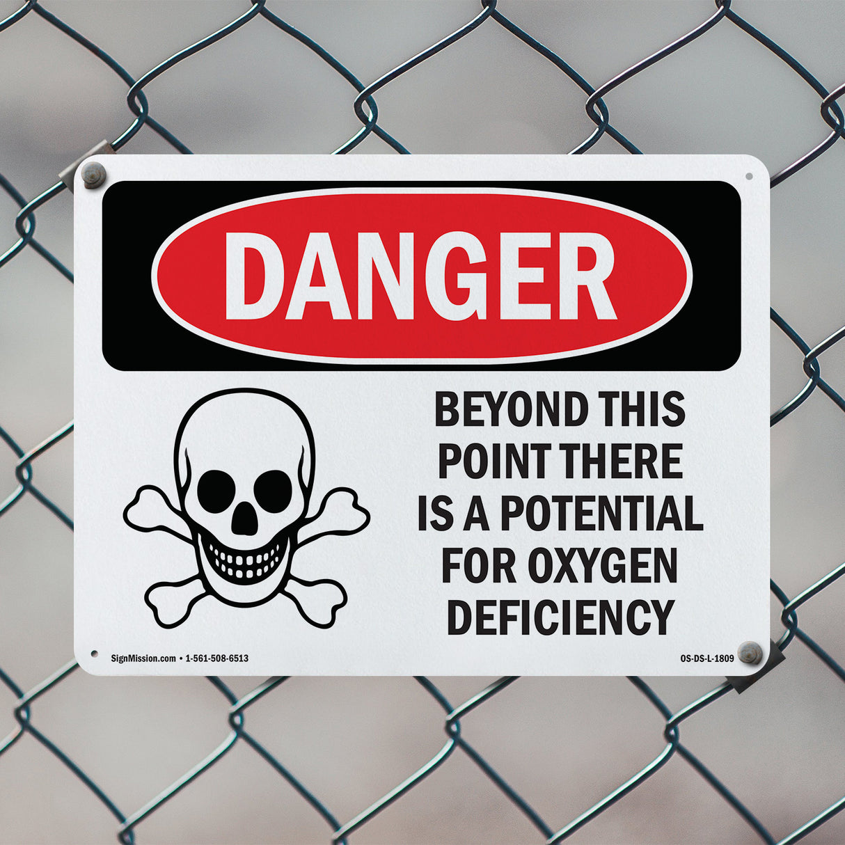 Oxygen Deficiency Beyond This Point