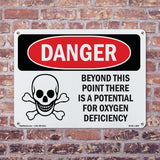 Oxygen Deficiency Beyond This Point