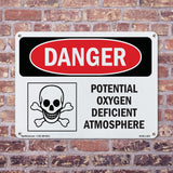 Potential Oxygen Deficient Atmosphere