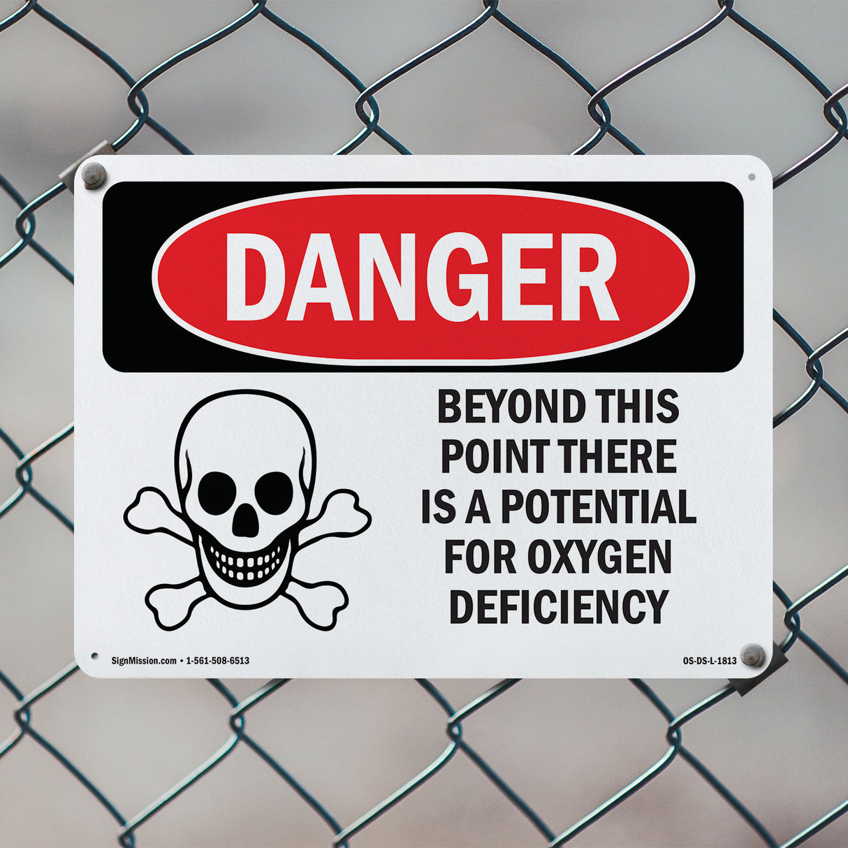 Oxygen Deficiency Beyond This Point