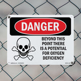 Oxygen Deficiency Beyond This Point