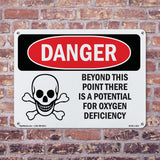 Oxygen Deficiency Beyond This Point