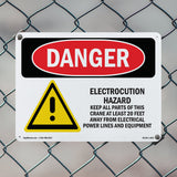 Electrocution Hazard Crane