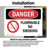 Flammable No Smoking