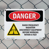 Radio Frequency Radiation Disconnect