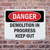 Demolition In Progress Keep Out