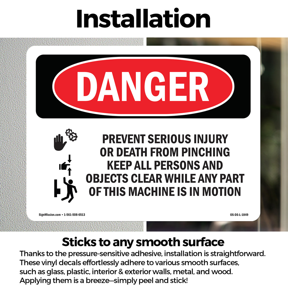 Prevent Serious Injury Pinching