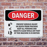 Prevent Serious Injury Pinching