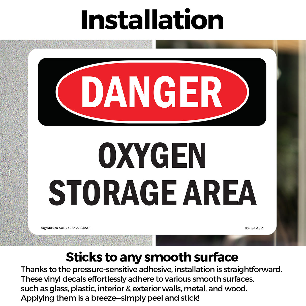 Oxygen Storage Area