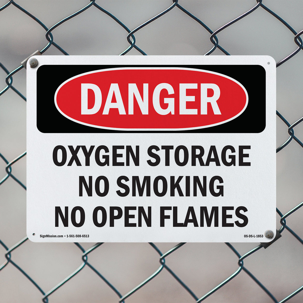 Oxygen Storage No Smoking No Open Flames