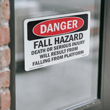 Fall Hazard Falling From Platform