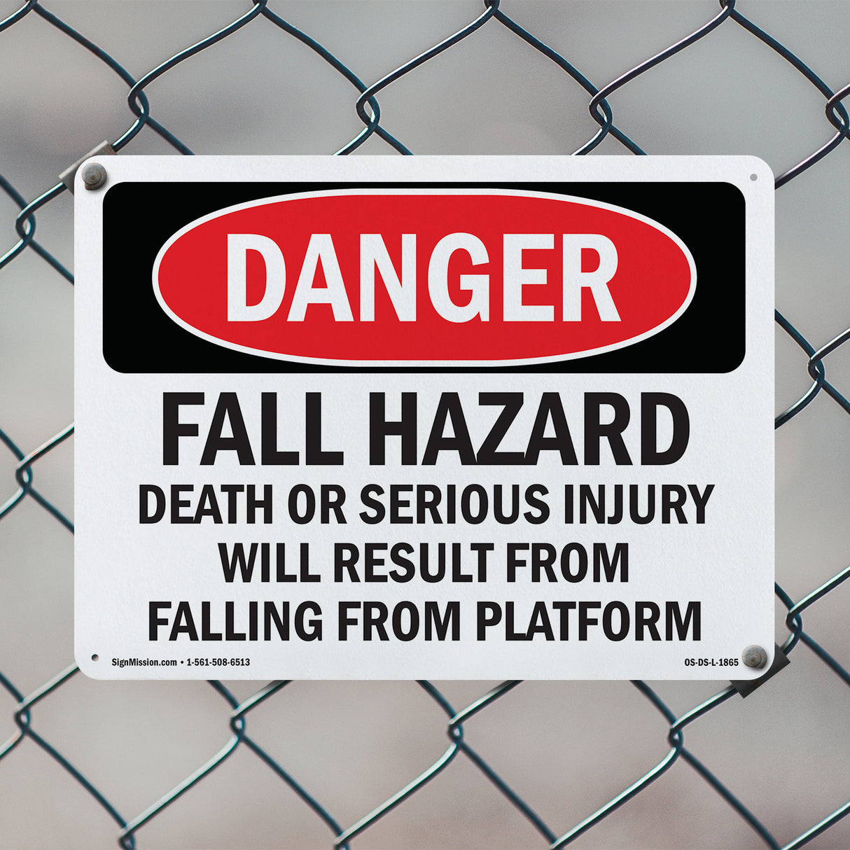 Fall Hazard Falling From Platform