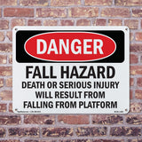 Fall Hazard Falling From Platform
