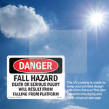 Fall Hazard Falling From Platform