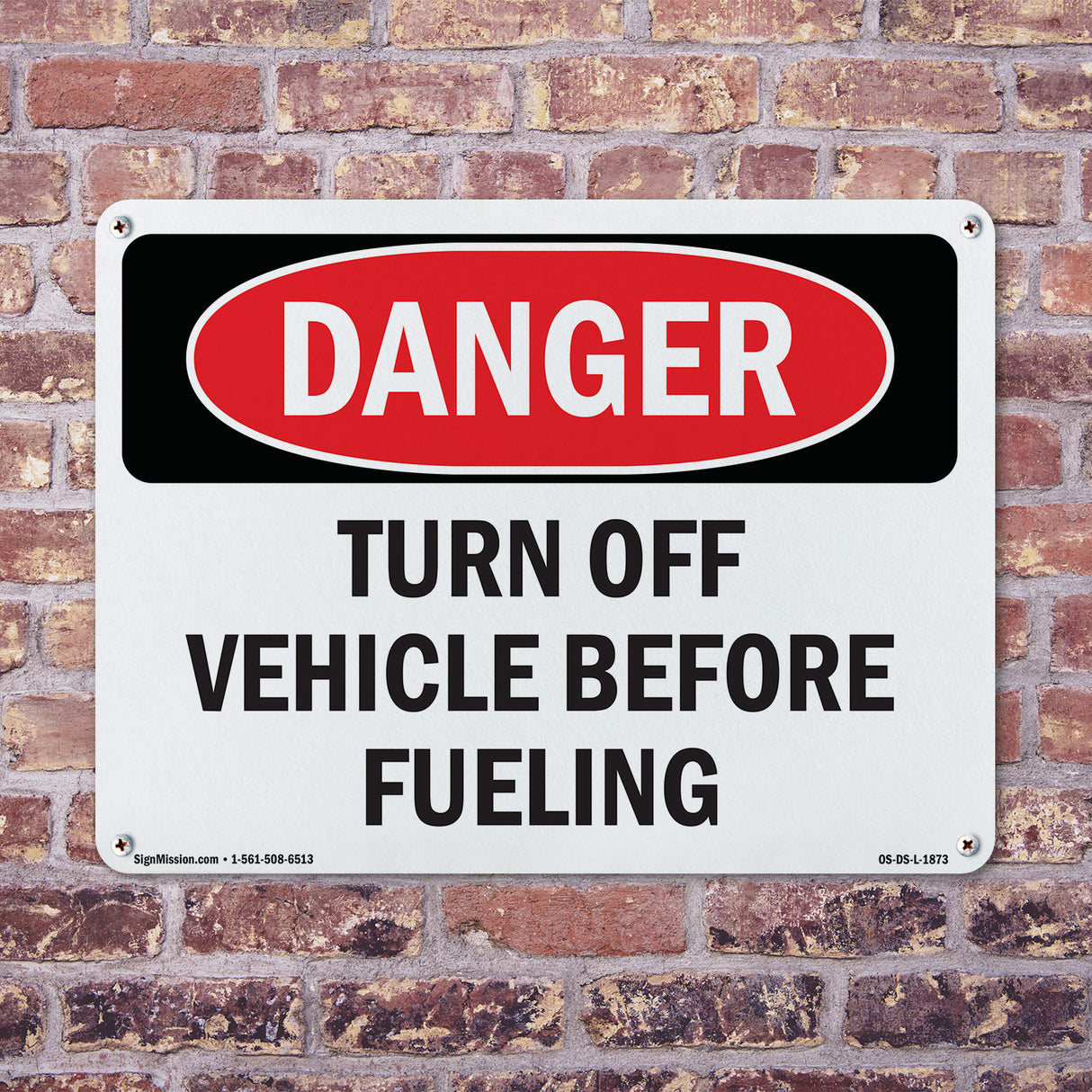 Turn Off Vehicle Before Fueling