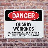 Quarry Workings No Unauthorized Persons