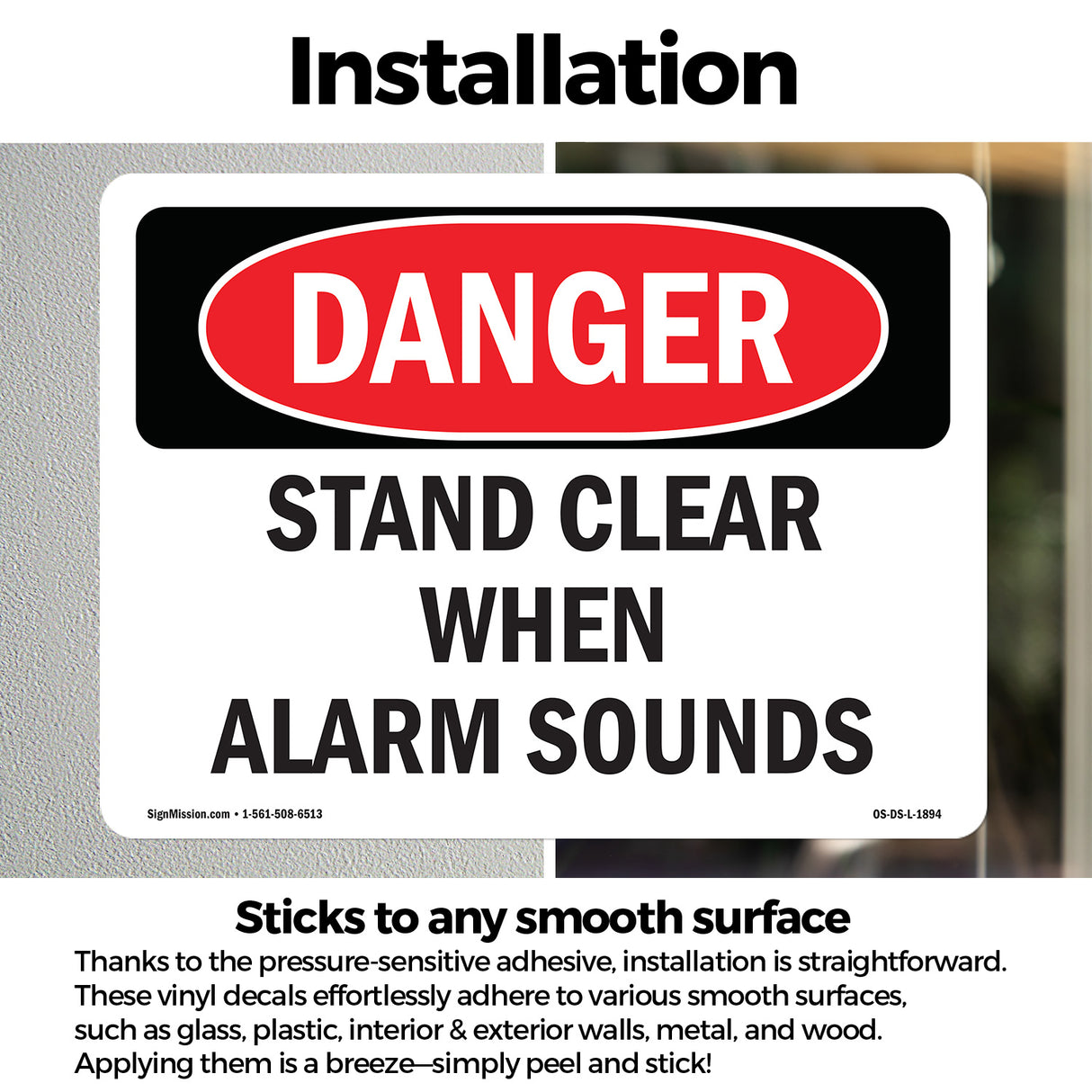 Stand Clear When Alarm Sounds