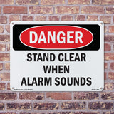 Stand Clear When Alarm Sounds
