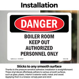 Boiler Room Keep Authorized Personnel