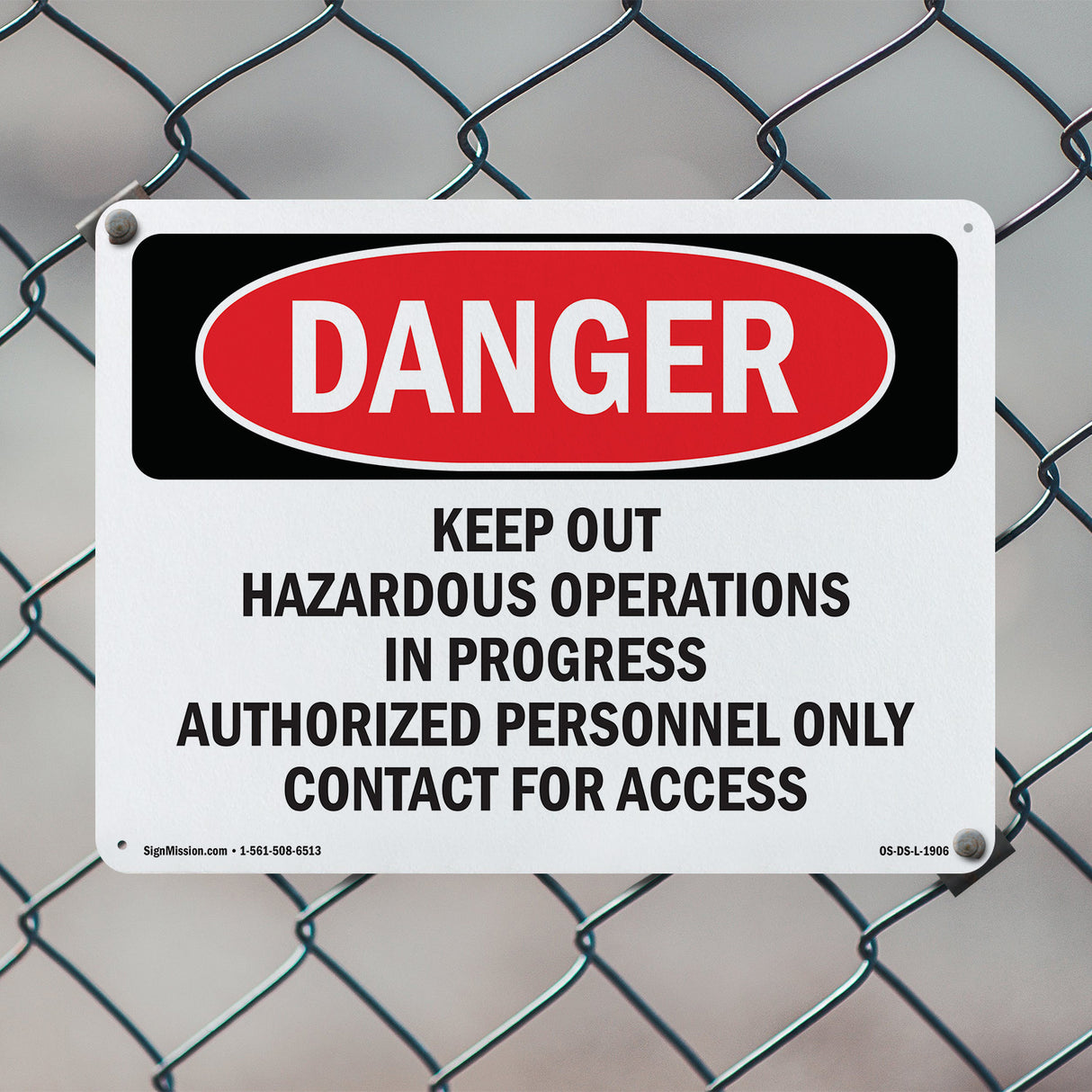 Keep Out Hazardous Operations