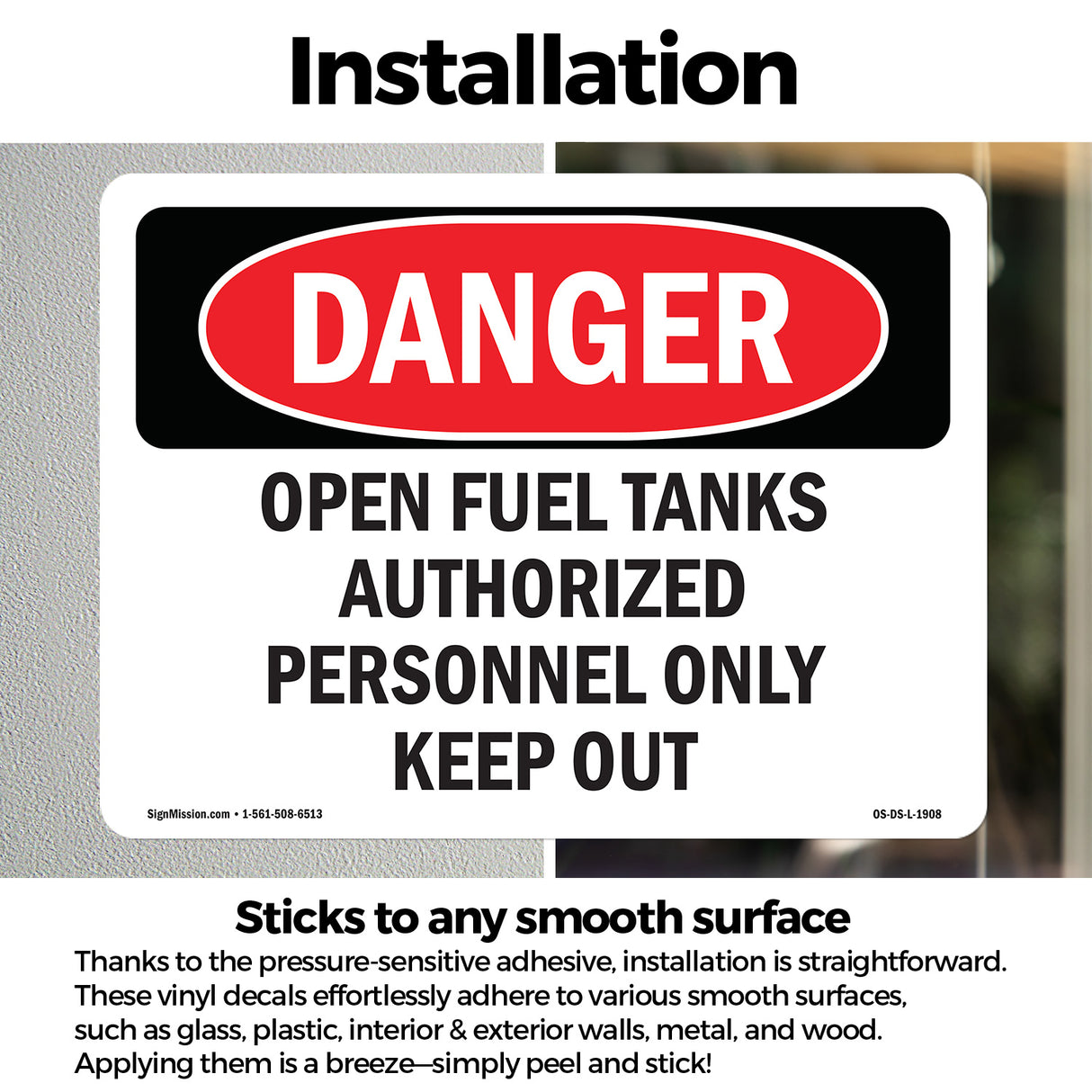 Open Fuel Tanks Authorized Personnel