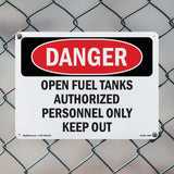 Open Fuel Tanks Authorized Personnel