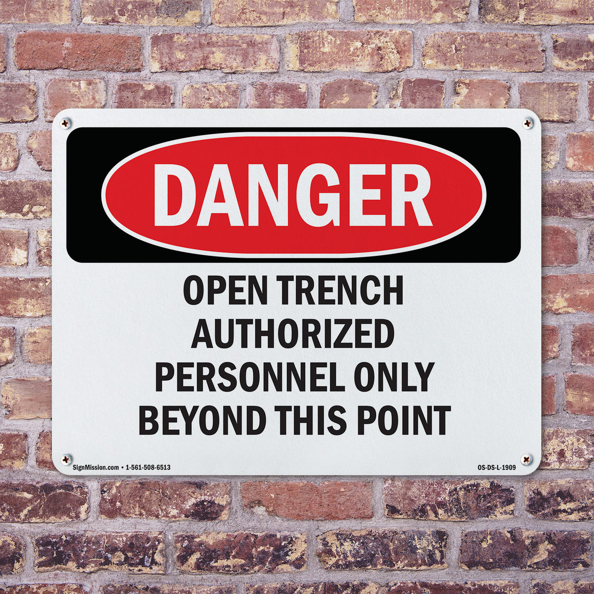 Open Trench Authorized Personnel Only