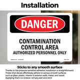 Contamination Control Area Authorized