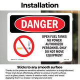 Open Fuel Tanks No Power