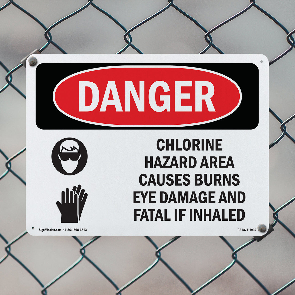 Portrait Chlorine Hazard