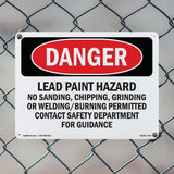 Lead Paint Hazard No Sanding  Chipping