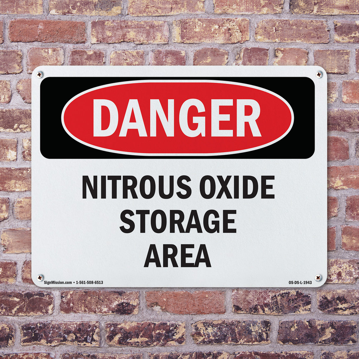 Nitrous Oxide Storage Area