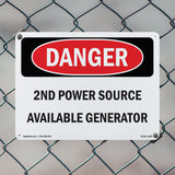 2nd Power Source Available Generator