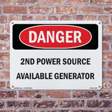 2nd Power Source Available Generator