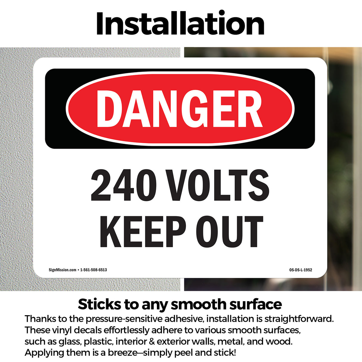 240 Volts Keep Out